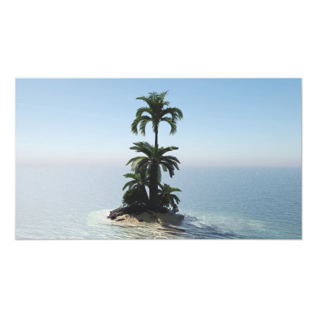 30" x 24" pappersaffisch: "Stranded"-bild Fototryck (Framsidan)