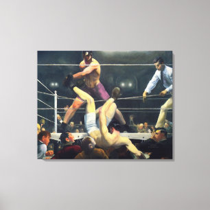 30 x 24 Vintagar Art Sports Boxing 1924 Canvas