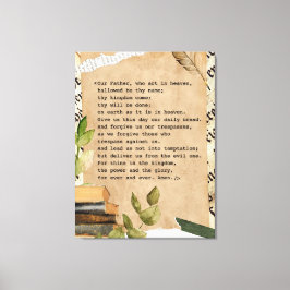 30 x 40 Canvas Print - The Lord's Prayer