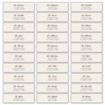 30 x individuellt Cream Black Guest Kuvert Adress Klistermärken<br><div class="desc">30 x enskilda Cream & Black Guest Kuvert Adress - Fråga mig om du har några frågor eller ändringar eller färg - dessa är helt redigerbara</div>