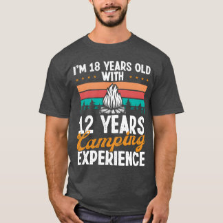 30 Year Old Camper Mountains Camping 30 Birthday g T Shirt