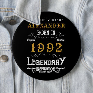 30års födelsedag 1992 Lägg till Legendary Namn Bla Knapp