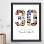 30års födelsedag 30-Anpassningsbars fotokollage Poster<br><div class="desc">Fira 30års födelsedag med denna personlig nummer 30 fotokollage poster. Anpassadets gåva är också perfekt för bröllop-årsdagen. Det är ett underbart sätt att visning värdefulla minnen från ditt bröllop och gifta liv. Poster innehåller en samling foton som fångar in dessa speciella ögonblick och kan anpassas med namn, födelsedatum eller årsdatum....</div>