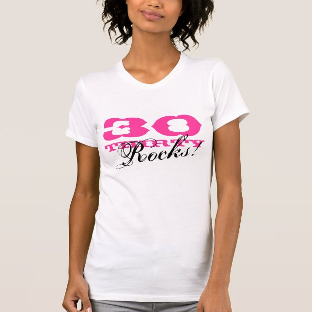 30års födelsedag| 30 Sten! Tee (Framsida)