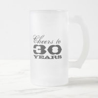 30års födelsedag Beer Mugg för manar | Trettio tur