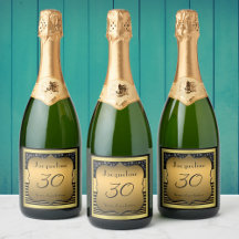 30års födelsedag Black och Guld