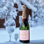 30års födelsedag Born 1993 Lägg till Namn Rosa Grå<br><div class="desc">Personlig Födelsedag lägg till ditt namn och årsmärkta vin. Redigera namn och år med den angivna mallen. En underbar födelsedagsfest för rosa av anpassningsbar. Fler gåvor och party-förråd finns tillgängliga med utformningen "standardinställningar" i butiken.</div>