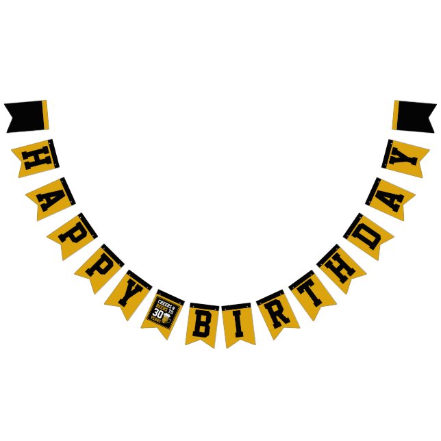 30års födelsedag Cheers & Öl till 30 år Vimplar (Alla)