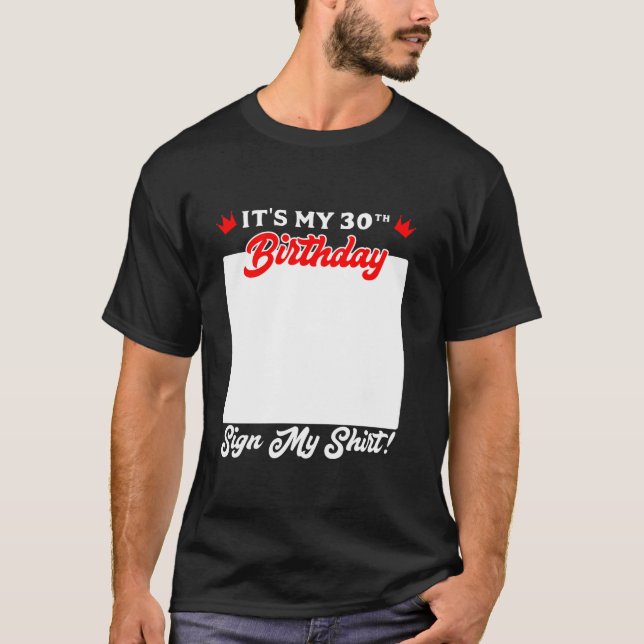 30års födelsedag Det är min 30års födelsedag-signa T Shirt (Framsida)