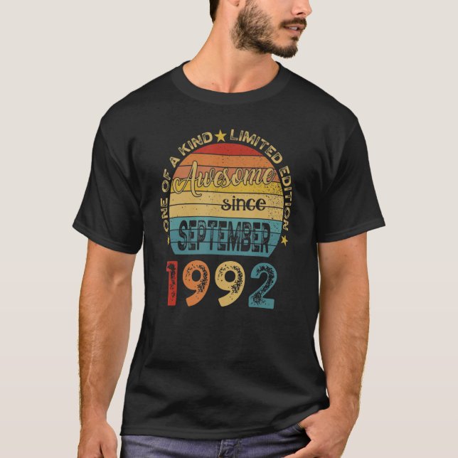 30års födelsedag Fantastisk sedan september 1992 3 T Shirt (Framsida)