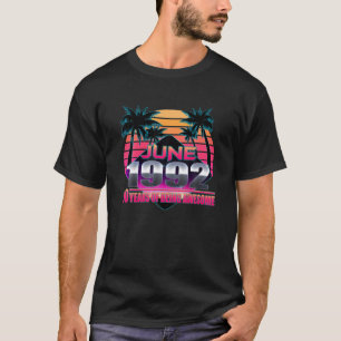 30års födelsedag, född den 16 juni 1992-1992 t shirt