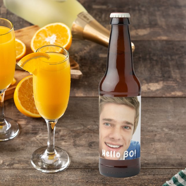 30års födelsedag-foto-hej 30 killar manar ölflaska etikett (Skapare uppladdad)