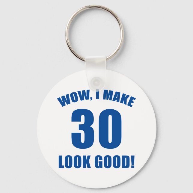 30års födelsedag Gag Gift b) Nyckelring (Framsida)