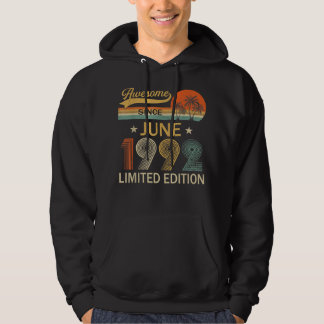 30års födelsedag ger Fantastisk sedan juni 1992 30 Hoodie
