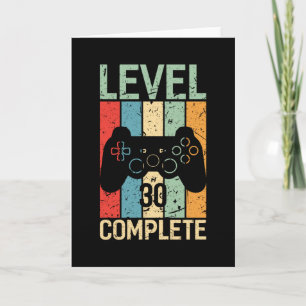 30års födelsedag Gift Boys Manar Level 30 1991 Kort