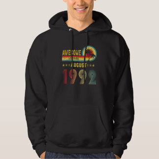 30års födelsedag Gift Fantastisk sedan augusti 199 Hoodie