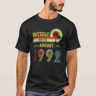 30års födelsedag Gift Fantastisk sedan augusti 199 T Shirt