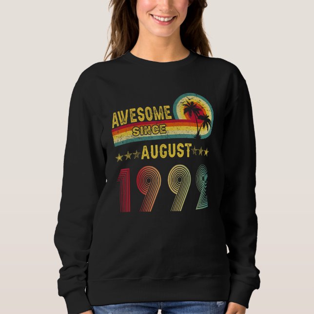 30års födelsedag Gift Fantastisk sedan augusti 199 T Shirt (Framsida)