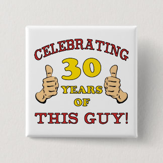 30års födelsedag Gift för honom Knapp