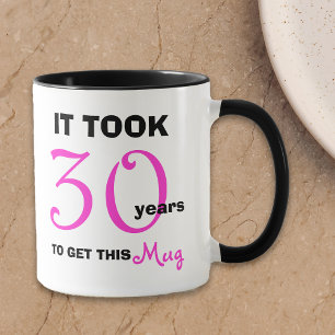 30års födelsedag Gift Ideas Mugg för kvinnor