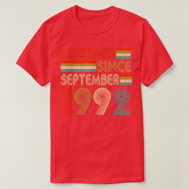 30års födelsedag Gift Legend sedan september 1992  T Shirt (Design framsida)
