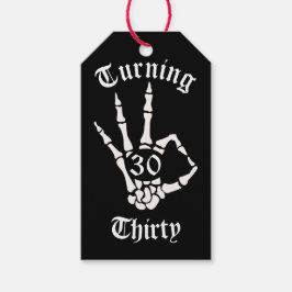 30års födelsedag Gift Märkre Presentetikett