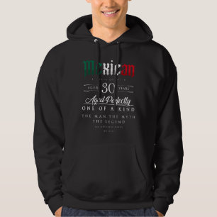 30års födelsedag Gift mexikanska ålder 30 år gamma Hoodie