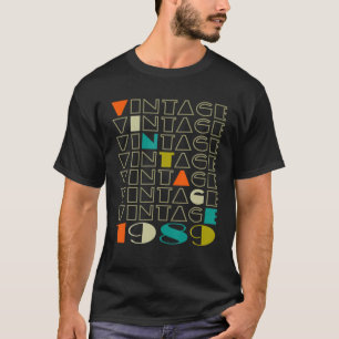 30års födelsedag Gift Vintage 1989 Classic Manar W T Shirt