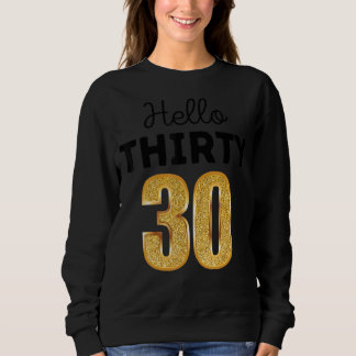 30års födelsedag Hej 30 kvadratisk ruta T Shirt