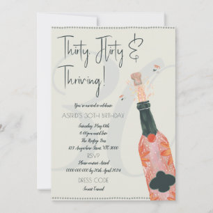 30ÅRS FÖDELSEDAG INBJUDAN! TRETTIO FLITY OCH TORVE INBJUDNINGAR