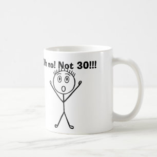 30års födelsedag kaffe mugg