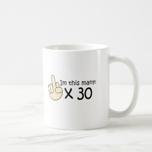 30års födelsedag kaffemugg