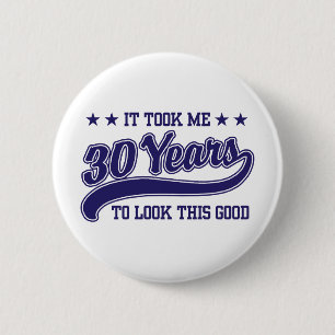 30års födelsedag knapp