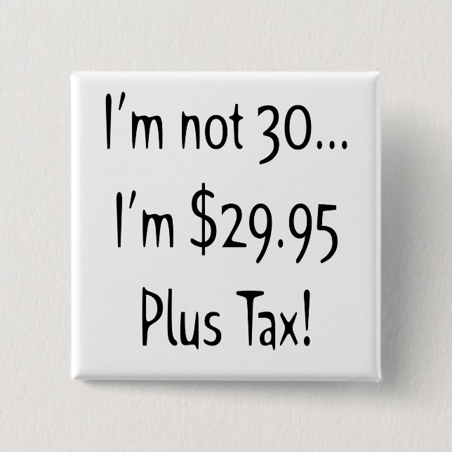 30års födelsedag knäppas knapp (Framsida)