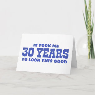 30års födelsedag kort