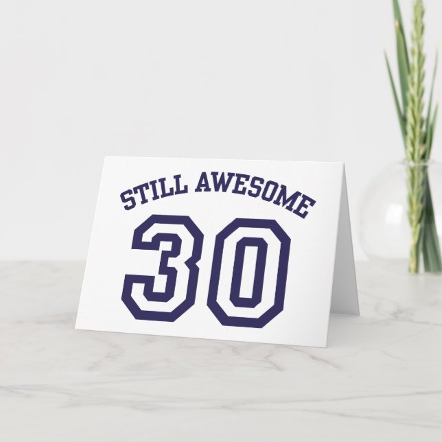30års födelsedag kort (Framsida)