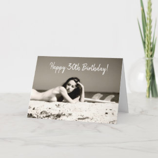 30års födelsedag-kort för en handjur kort