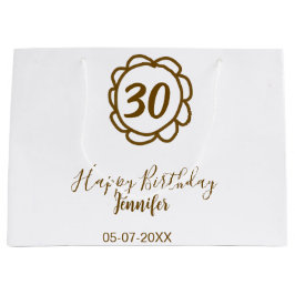 30års födelsedag lägg till namn-datumår för guldbl