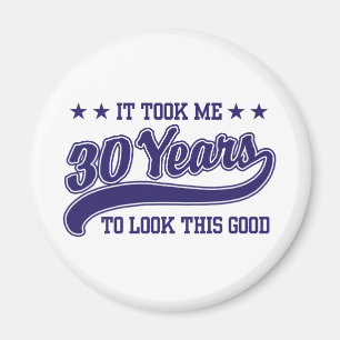 30års födelsedag magnet