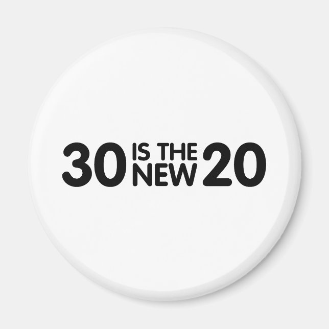 30års födelsedag magnet (Framsidan)