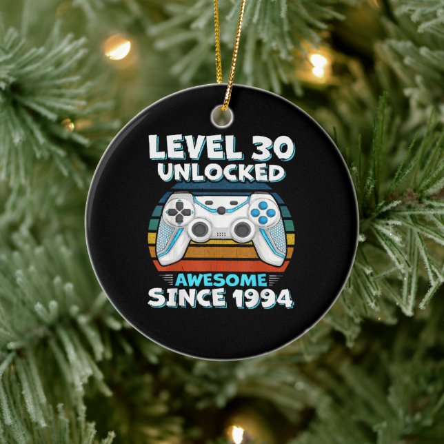 30års födelsedag Man Woman 30 år 1994 Julgransprydnad Keramik (Träd)