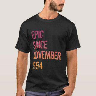 30års födelsedag Manar Women Epic Born november 19 T Shirt