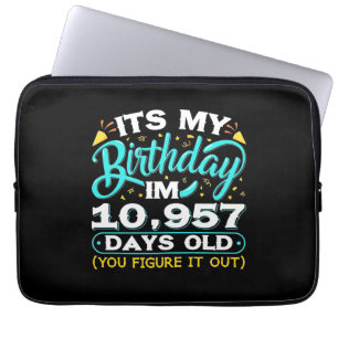 30års födelsedag Min 30års födelsedag Laptop Fodral