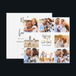 30års födelsedag moderna fotosamlingar av svart oc<br><div class="desc">Inbjudan till 30års födelsedag moderna fotokollage för svart och guld. Modern text-design för skript. En del av en samling.</div>