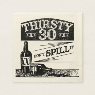 30års födelsedag Napkins Pappersservett