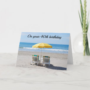 **30års födelsedag ÖNSKEMÅL ÄR SOM DAG VID BEACH C Kort