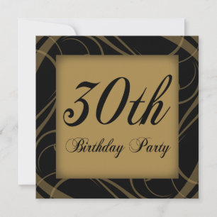 30års födelsedag Party Inbjudan