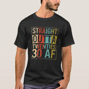 30års födelsedag Party Rakt ut 20 AF Di T Shirt