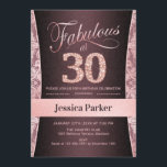 30ÅRS FÖDELSEDAG PARTY - RO GULD INBJUDNINGAR<br><div class="desc">Inbjudan till 30års födelsedag-partiet i Mauve och ro guld. Elegant inbjudan-kort med faux glitter ro guld och diamanter. Innehåller dämpat mönster och skriptteckensnitt. Fabulous vid trettio! Klassisk perfekt för snyggt party. Berätta om du behöver en anpassningsbar ålder.</div>