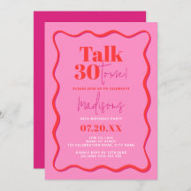 30års födelsedag pratar trettio för mig för att Vå